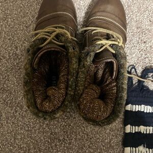 Brown Fur-Lined Boots